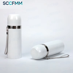 Sublimation Vacuum Cup Insulated Mug Bullet-Shaped Thermal Water Bottle Stainless Steel Water Cup for Heat Transfer Print