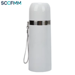 Sublimation Vacuum Cup Insulated Mug Bullet-Shaped Thermal Water Bottle Stainless Steel Water Cup for Heat Transfer Print