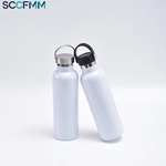 SCCFMM Sublimation Sports Water Bottle Large-mouth Hiking Tumbler Stainless Steel Thermos Bottle Vacuum Insulated Flask Car Cup