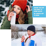 SCCFMM 500ml Sublimation Water Bottle Stainless Steel Vacuum Insulated Tumblers Coffee Travel Mug for Office Travel Outdoors