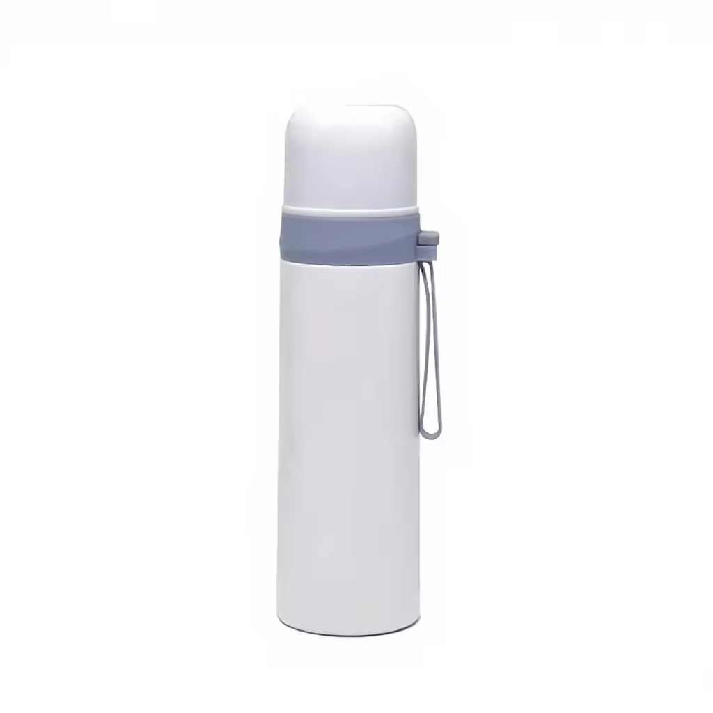 SCCFMM 500ml Sublimation Water Bottle Stainless Steel Vacuum Insulated Tumblers Coffee Travel Mug for Office Travel Outdoors