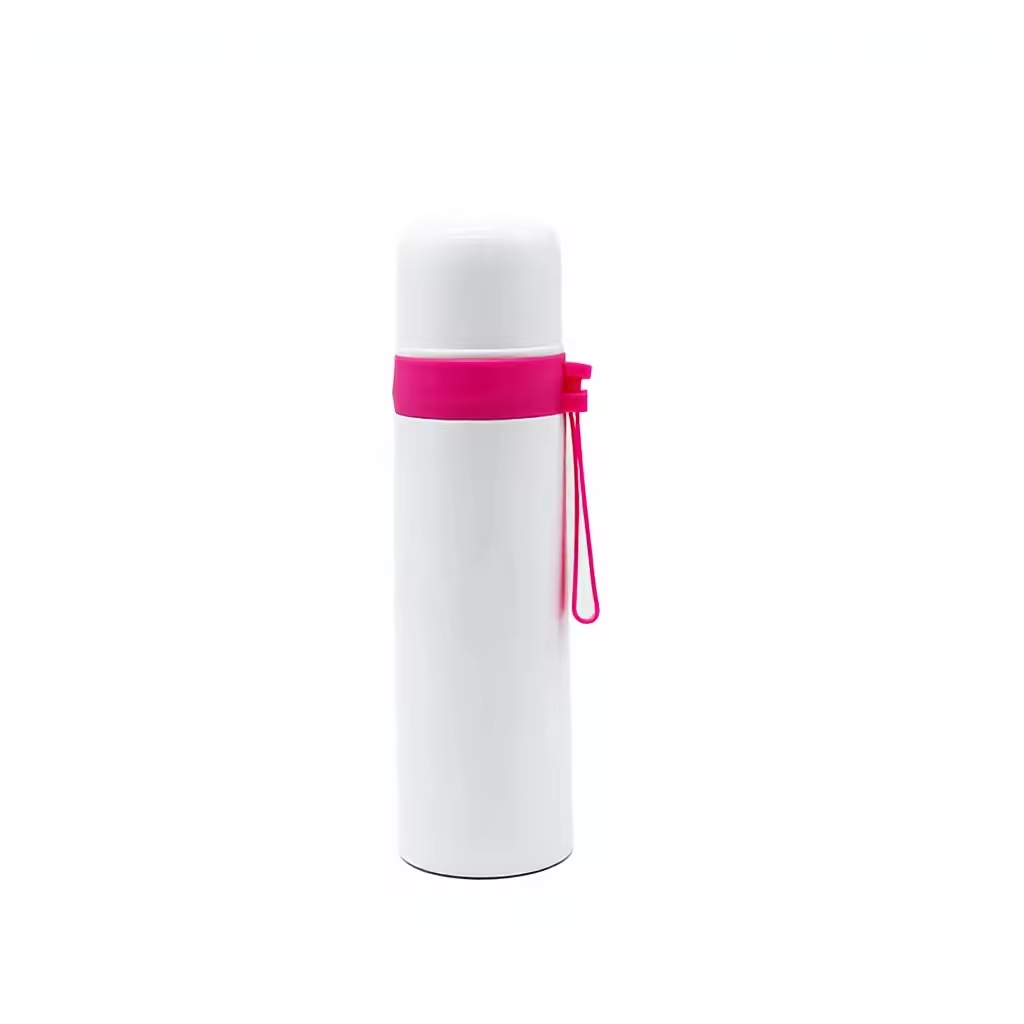 SCCFMM 500ml Sublimation Water Bottle Stainless Steel Vacuum Insulated Tumblers Coffee Travel Mug for Office Travel Outdoors