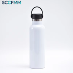 SCCFMM Sublimation Sports Water Bottle Large-mouth Hiking Tumbler Stainless Steel Thermos Bottle Vacuum Insulated Flask Car Cup
