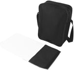 5 Pcs Sublimation Blanks Larger Capacity Shoulder Bag Sublimation 15inch Shoulder Bag Crossbody Bag DIY Heat Transfer Print Sublimation Bags for Men Adults Children Father's Day Gifts, Black|B0DNM1RCP9