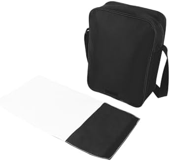 5 Pcs Sublimation Blanks Larger Capacity Shoulder Bag Sublimation 15inch Shoulder Bag Crossbody Bag DIY Heat Transfer Print Sublimation Bags for Men Adults Children Father's Day Gifts, Black|B0DNM1RCP9