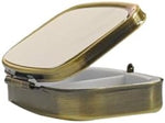 20pcs Sublimation Blank Bronze Pill Box Metal Square 2 Compartment Medicine Pill Case,Portable Pocket or Purse Pill Box Unique Gift for DIY Heat Transfer Print|B0F7H4VQ7W