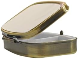 20pcs Sublimation Blank Bronze Pill Box Metal Square 2 Compartment Medicine Pill Case,Portable Pocket or Purse Pill Box Unique Gift for DIY Heat Transfer Print|B0F7H4VQ7W