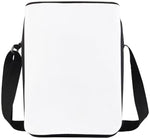 5 Pcs Sublimation Blanks Larger Capacity Shoulder Bag Sublimation 15inch Shoulder Bag Crossbody Bag DIY Heat Transfer Print Sublimation Bags for Men Adults Children Father's Day Gifts, Black|B0DNM1RCP9