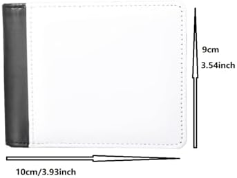 10 Pieces Sublimation Blanks Wallets for Men Card Holder Gifts Wallets Heat Transfer Sublimation Wallet DIY Craft for Father's Day|B0DS3NZT8V