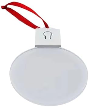 20 Pcs USB Charger Light up Sublimation Blank Ornament with Light Acrylic Blanks LED Ornaments Bulk for Tree DIY Heat Transfer Crafts Party Decorations Supplies|B0F1F7SQYL