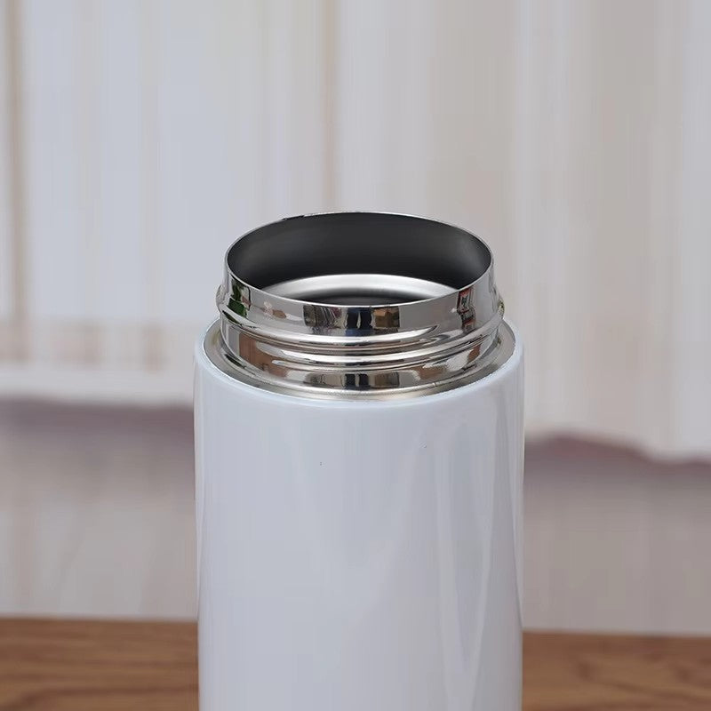 SCCFMM Sublimation Vacuum Insulated Stainless Steel Tumbler Water Bottle Customizable Heat Transfer 6-12 Hours Thermal Cups for DIY Print