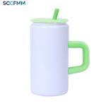 SCCFMM Vacuum Insulated Stainless Steel 16oz Sublimation Tumbler with for Heat Transfer Print Logo Custom Business Gifts