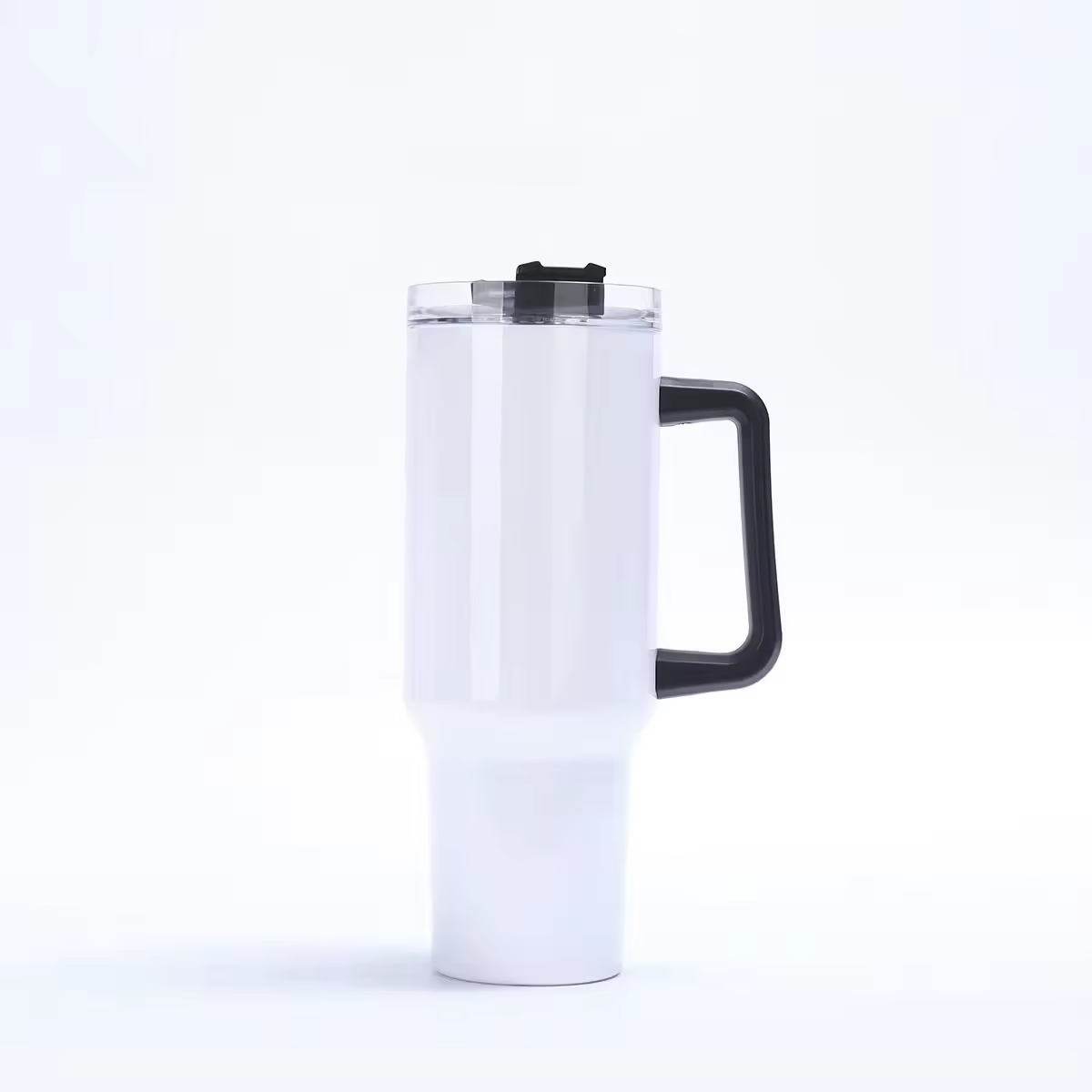 SCCFMM Thermal Sublimation 40oz Skinny Tumbler Sports Cup Colorful Handle Stainless Steel Car Water Bottle Travel Sippy Bottle