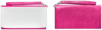 5 Pieces Sublimation Blank Women Pink Long Wallet, Fashion Ladies PU Leather Wallets, DIY Heat Transfer Large Capacity Secure Buckle Leather Clutch Wallet, DIY Craft Long Purse for Women Girl Gift,|B0DZTBJPJ4