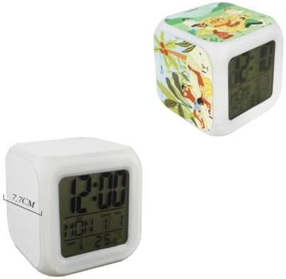 6 Pack Sublimation Blanks Led Clock – LED Color Changing Digital Alarm Clock Sublimation DIY Printing with 3 Pcs Insert Aluminum for Personalized Logo Sublimation Clock, DIY Photo|B0F93GSYDY