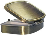 20pcs Sublimation Blank Bronze Pill Box Metal Square 2 Compartment Medicine Pill Case,Portable Pocket or Purse Pill Box Unique Gift for DIY Heat Transfer Print|B0F7H4VQ7W