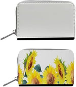 8 pieces Sublimation Blank Pu leather Coin Bag wallet for women,black leather coin purse,zipper change bag, Jewelry Pouch For DIY Heat Transfer Print|B0DZWVTYH7