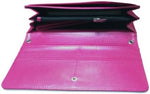 5 Pieces Sublimation Blank Women Pink Long Wallet, Fashion Ladies PU Leather Wallets, DIY Heat Transfer Large Capacity Secure Buckle Leather Clutch Wallet, DIY Craft Long Purse for Women Girl Gift,|B0DZTBJPJ4
