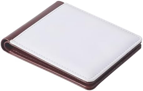 10 Pieces Brown Color Sublimation Blank Men Wallets Card Holder Gifts Wallet Employee Appreciation Thank You Gifts Graduation Heat Transfer Sublimation Wallet for Men Father's Day|B0FDK6NL4Y