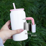 SCCFMM Vacuum Insulated Stainless Steel 16oz Sublimation Tumbler with for Heat Transfer Print Logo Custom Business Gifts