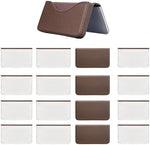 12 Pieces Sublimation Blank Brown Color Business Card Holder PU Leather Name Card Case Pocket Blank Wallet Coin Purse Card Holder Case for DIY Heat Transfer Print|B0FB38S14N
