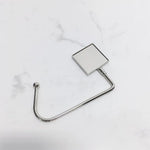 20 Pack Square Shape Sublimation Blank Purse Hook Hanger, Metal Hook Long Handbag Hanger for Table Desk,Portable Bag Holder Under Counter Handbags Hook With Aluminium Parts for DIY Heat Transfer Print|B0F2YBV5XM