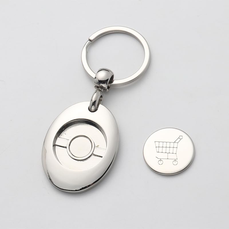 20 Pieces Sublimation Blank Metal Shopping Trolley Tokens Keyring Mini Aluminum Alloy Key Ring Portable Shopping Carts DIY Heat Transfer Print for Groceries Gifts for Men Women|B0DSKHC1FJ