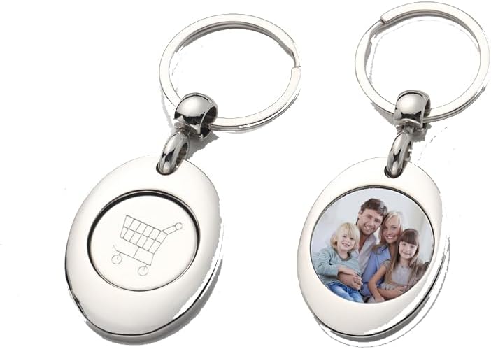 20 Pieces Sublimation Blank Metal Shopping Trolley Tokens Keyring Mini Aluminum Alloy Key Ring Portable Shopping Carts DIY Heat Transfer Print for Groceries Gifts for Men Women|B0DSKHC1FJ