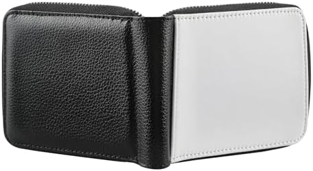 Limitronix 10 Pieces Sublimation Wallet Blank Leather Men's Women's Zipper Card Holder Organizer Bag Coin Purse DIY Heat Transfer Crafts For Father's Day|B0F1MFZ1N3