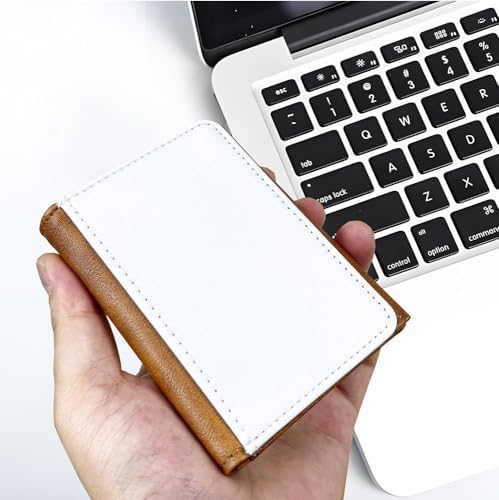 Limitronix 10 Pack Sublimation Blanks Mens Trifold Wallet RFID Blocking Slim Minimalist Front Pocket - PU Leather Thin & Stylish with ID Window Wallets For Diy Heat Transfer Print|B0FY18LT51