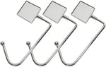 20 Pack Square Shape Sublimation Blank Purse Hook Hanger, Metal Hook Long Handbag Hanger for Table Desk,Portable Bag Holder Under Counter Handbags Hook With Aluminium Parts for DIY Heat Transfer Print|B0F2YBV5XM