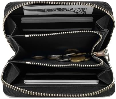 8 pieces Sublimation Blank Pu leather Coin Bag wallet for women,black leather coin purse,zipper change bag, Jewelry Pouch For DIY Heat Transfer Print|B0DZWVTYH7