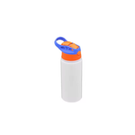 SCCFMM Sublimation Aluminum PE Sports Water Bottle White Straw Cup Coating Outdoor Bounce Cup Blanks Heat Transfer Print Logo