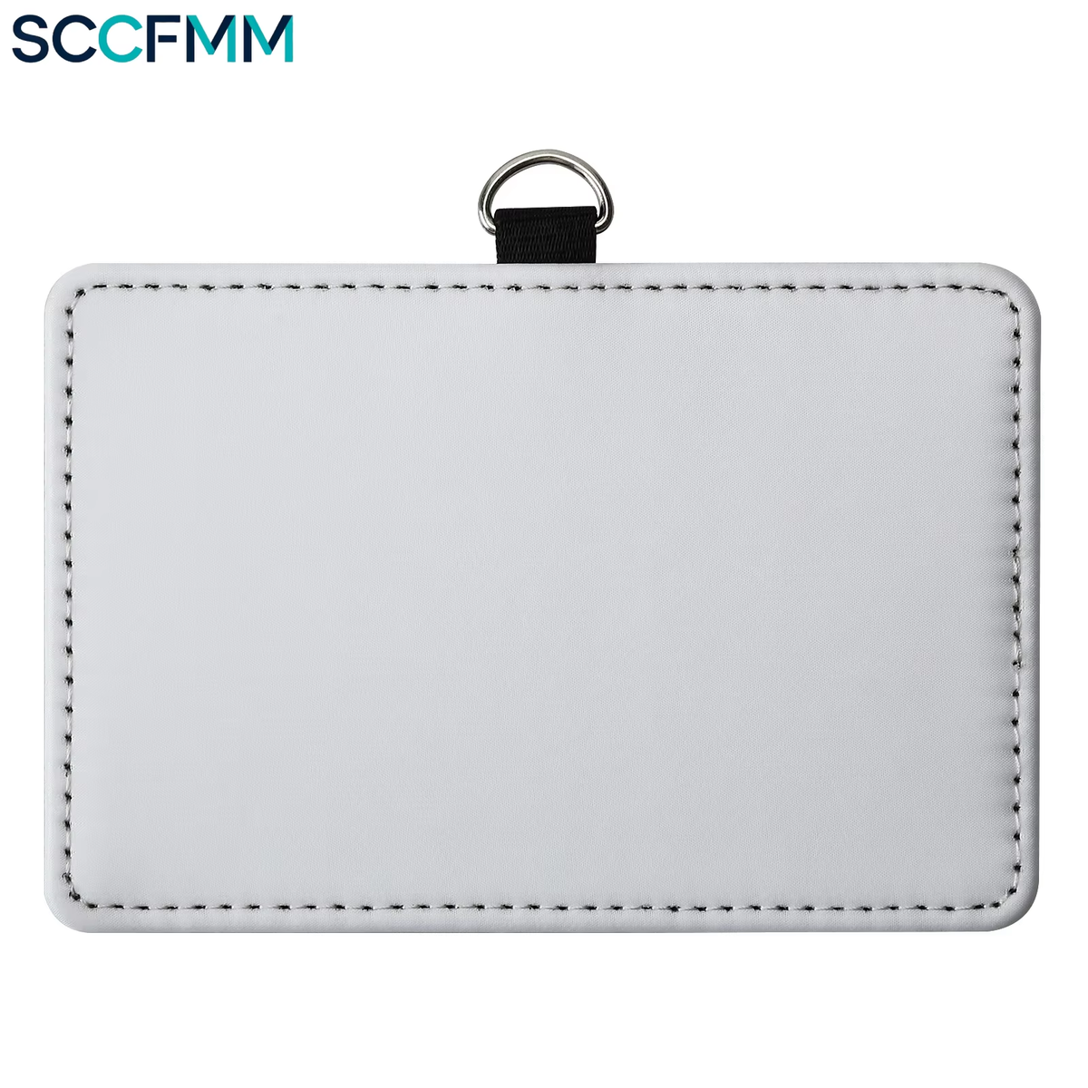 SCCFMM 30pcs Name Tag Holders for Students Office Employees Practical Gift Sublimation Blank PU Leather ID Card Holder DIY Name Logo