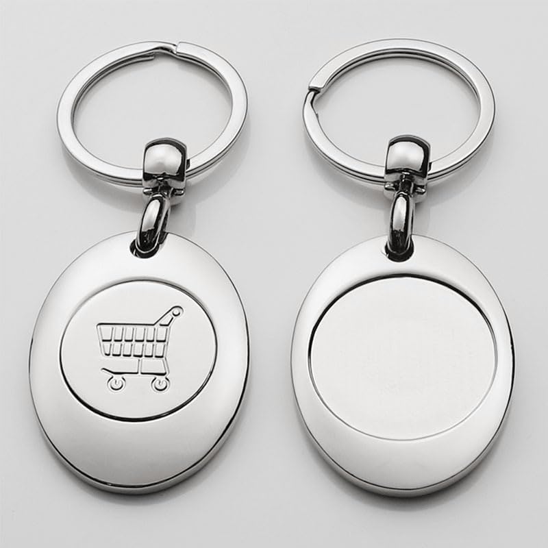 20 Pieces Sublimation Blank Metal Shopping Trolley Tokens Keyring Mini Aluminum Alloy Key Ring Portable Shopping Carts DIY Heat Transfer Print for Groceries Gifts for Men Women|B0DSKHC1FJ