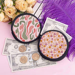 30 Pack Sublimation Blanks Neoprene Round Coins Purse Bag Women Card Holder Bag Zipper Toiletry Pouch Case DIY Craft Bags for Heat Transfer Print|B0FN6WX5LP