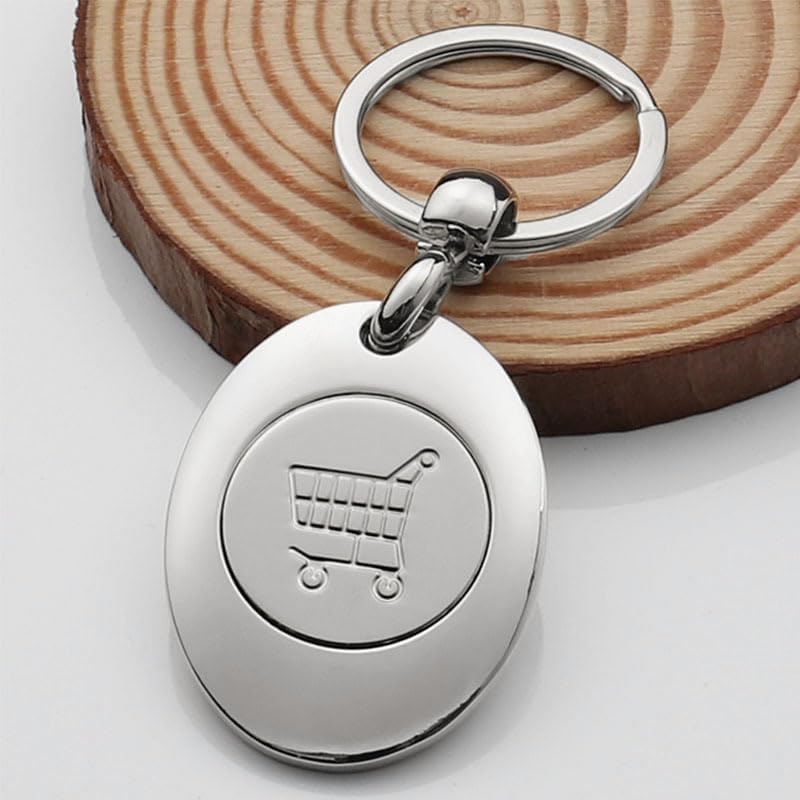20 Pieces Sublimation Blank Metal Shopping Trolley Tokens Keyring Mini Aluminum Alloy Key Ring Portable Shopping Carts DIY Heat Transfer Print for Groceries Gifts for Men Women|B0DSKHC1FJ