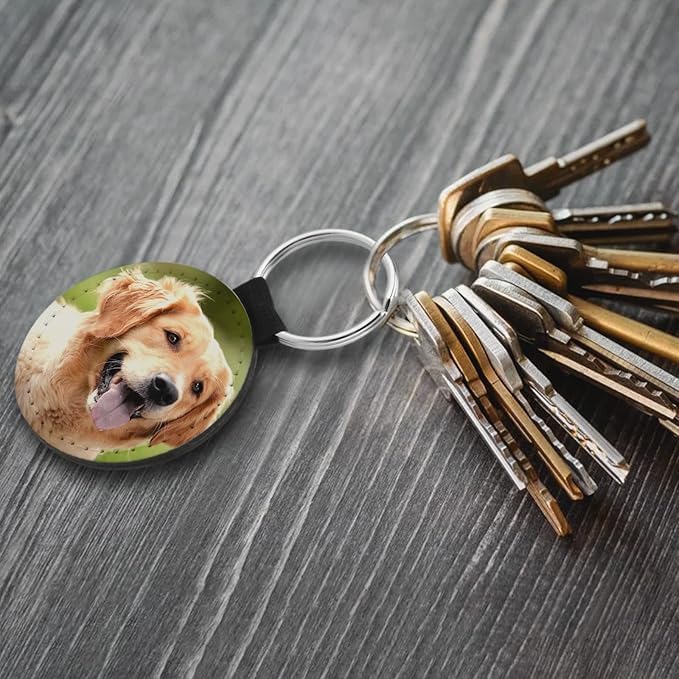 50 PCS Sublimation Blank Keychain PU Leather Sublimation Keychains DIY Heat Transfer Print Keyring for Pendant Ornament Making, Gift Present Making|B0F17TB8B8