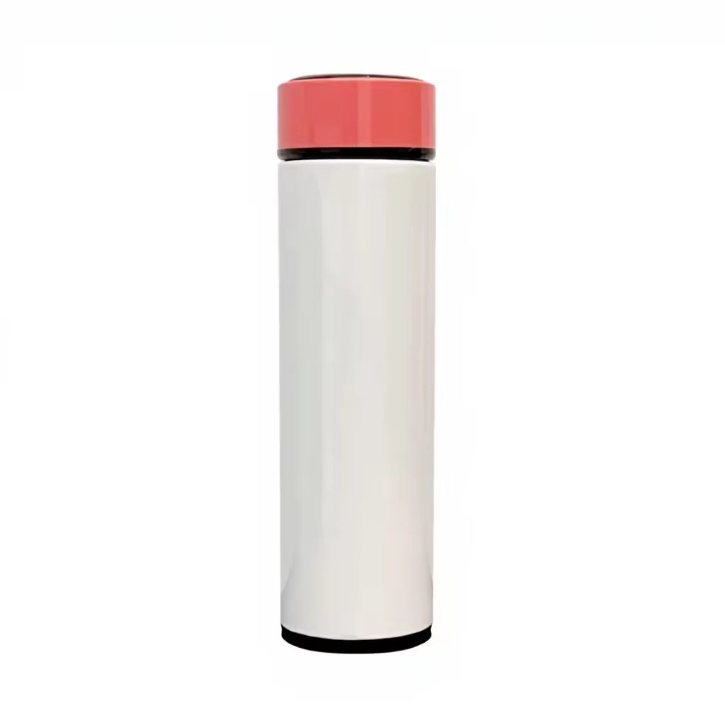 Sublimation Blanks Temperature Display Vacuum Insulated Sports Bottle Cup Custom Logo Stainless Steel Metal Smart Water Bottle