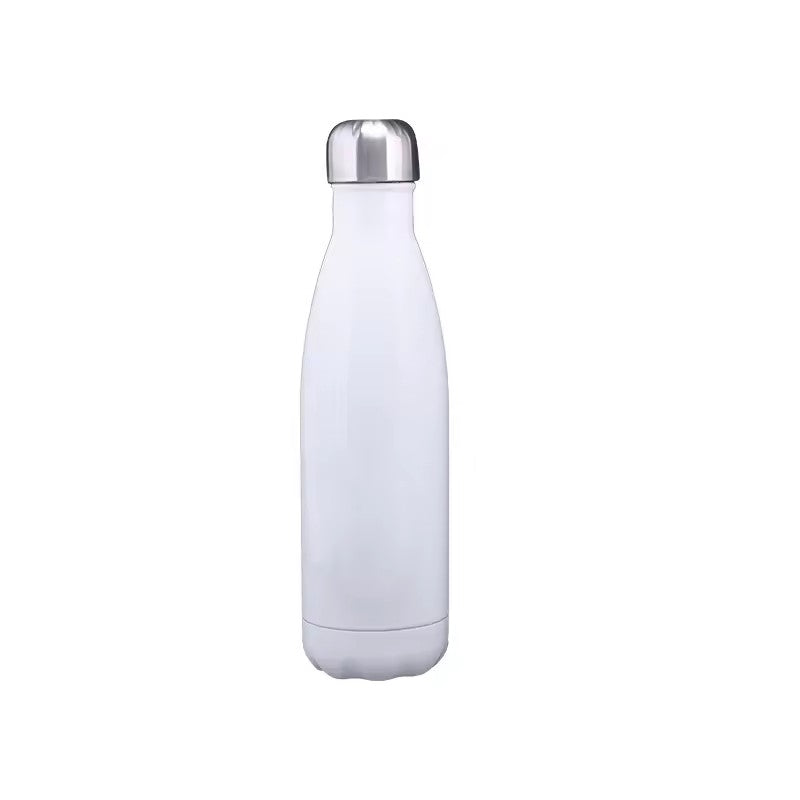 350ml/500ml Cola Shape Sports Cup Sublimation Blank Water Bottle Stainless Steel Drink Bottle&amp;Water Cup for Heat Transfer Print