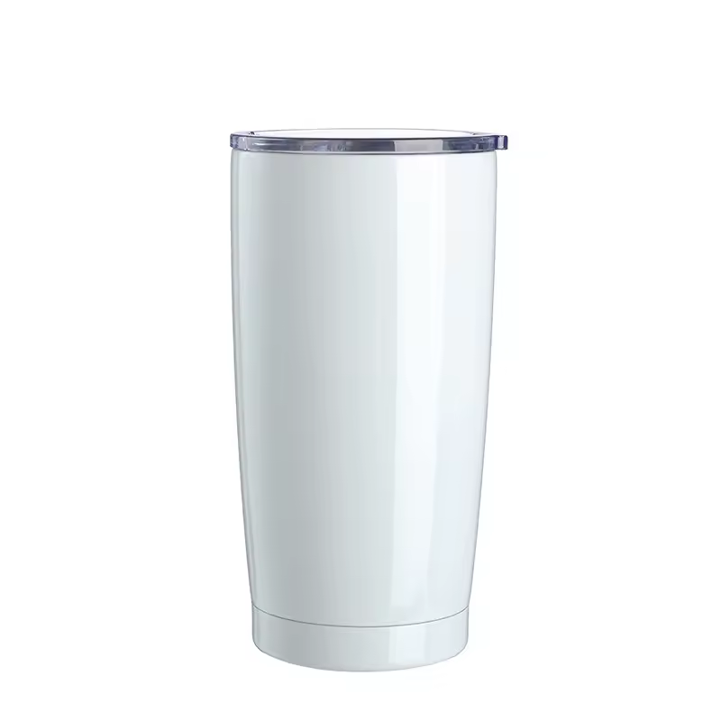 304 Stainless Steel Double-Vacuum Water Cup With Handle Sublimation Mug For Heat Transfer Printing Customizable Logo Image
