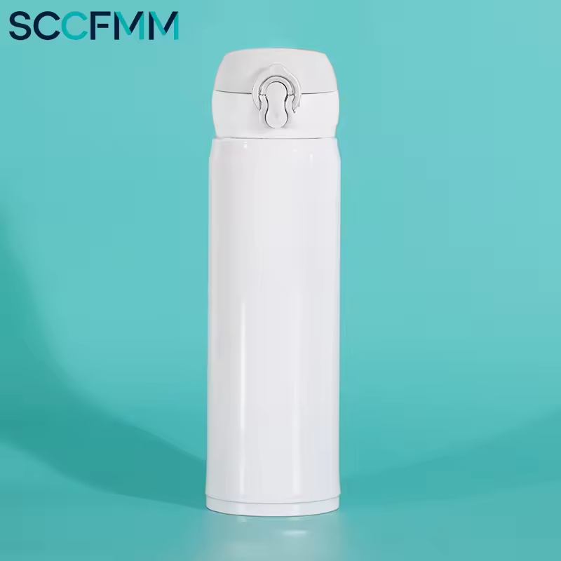SCCFMM Direct Drink Thermos Cup Sublimation Stainless Steel Water Bottle for Heat Transfer Print Photo Picture Personalized Cup