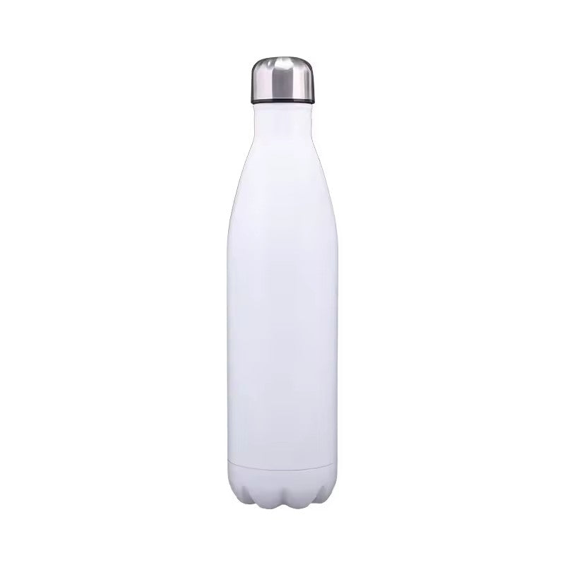 350ml/500ml Cola Shape Sports Cup Sublimation Blank Water Bottle Stainless Steel Drink Bottle&amp;Water Cup for Heat Transfer Print
