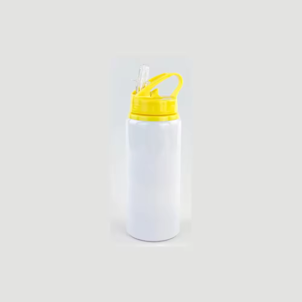 Customize Logo DIY Photo Print Aluminum Water Bottle 600ml Sublimation Blank Eco-Friendly Tea Infuser Outdoor Sports Adults
