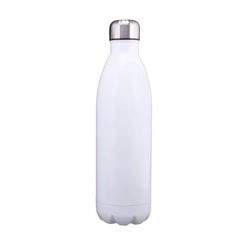 350ml/500ml Cola Shape Sports Cup Sublimation Blank Water Bottle Stainless Steel Drink Bottle&amp;Water Cup for Heat Transfer Print