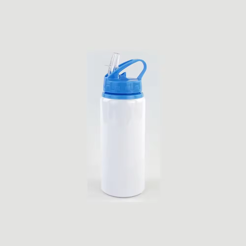 Customize Logo DIY Photo Print Aluminum Water Bottle 600ml Sublimation Blank Eco-Friendly Tea Infuser Outdoor Sports Adults