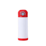SCCFMM 350ml Student Water Cup Stainless Steel Pop-Up Cup Sublimation Vacuum Insulated Thermal Bottle for DIY Logo Business Gift