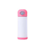 SCCFMM 350ml Student Water Cup Stainless Steel Pop-Up Cup Sublimation Vacuum Insulated Thermal Bottle for DIY Logo Business Gift