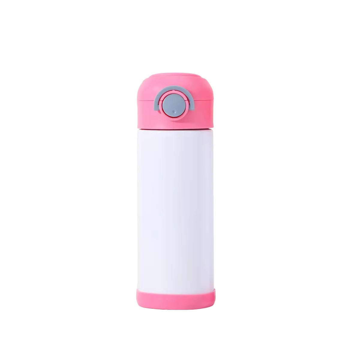 SCCFMM 350ml Student Water Cup Stainless Steel Pop-Up Cup Sublimation Vacuum Insulated Thermal Bottle for DIY Logo Business Gift