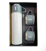 New Heat Transfer Deluxe Bullet 304 Stainless Steel Thermos Cup Sublimation Blank Coated Water Cup Gift Set With Gift Box